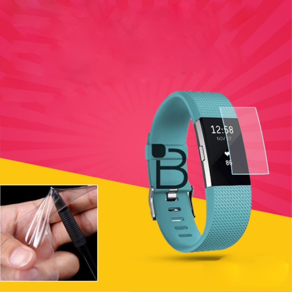 Plastik Skærmbeskytter passer til Fitbit Charge 2