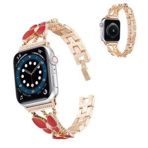 Vildt Cool Metal Og Rhinsten Universal Rem passer til Apple Smartwatch
