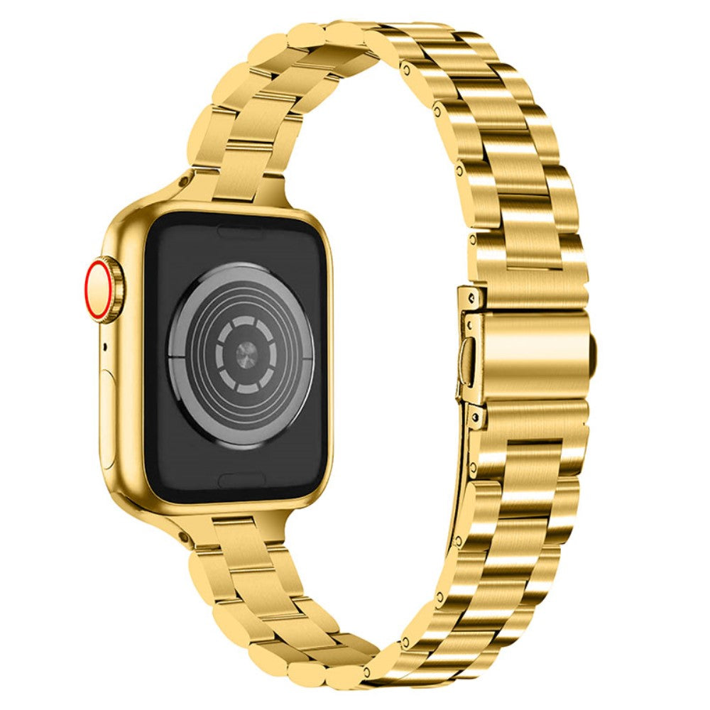 Vildt Sejt Metal Rem passer til Apple Watch Series 7 41mm Online Hot Salg