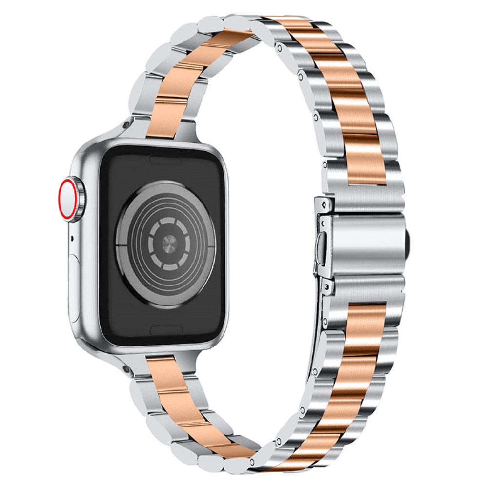 Vildt Sejt Metal Rem passer til Apple Watch Series 7 41mm Online Hot Salg