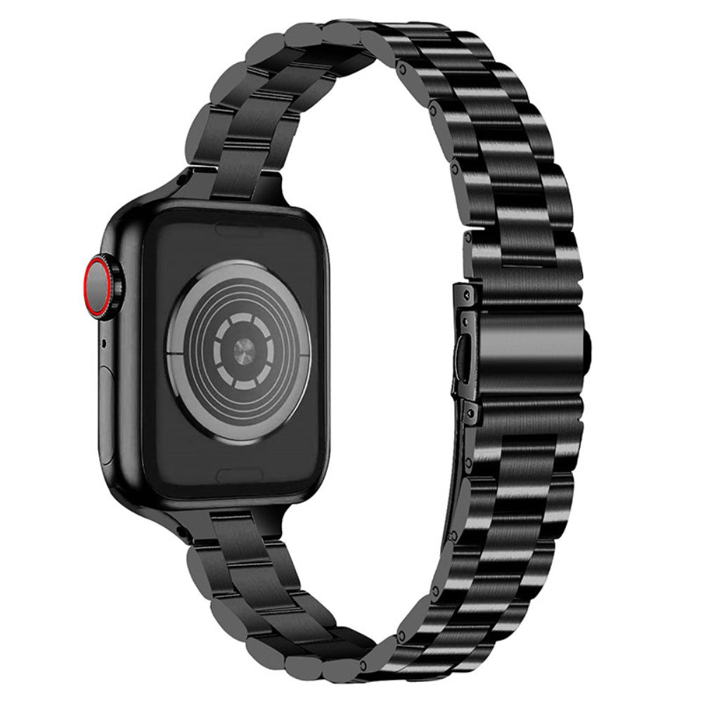 Vildt Sejt Metal Rem passer til Apple Watch Series 7 41mm Online Hot Salg