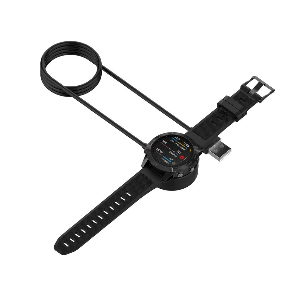 1m Plastik USB Ladestation passer til Smartwatch