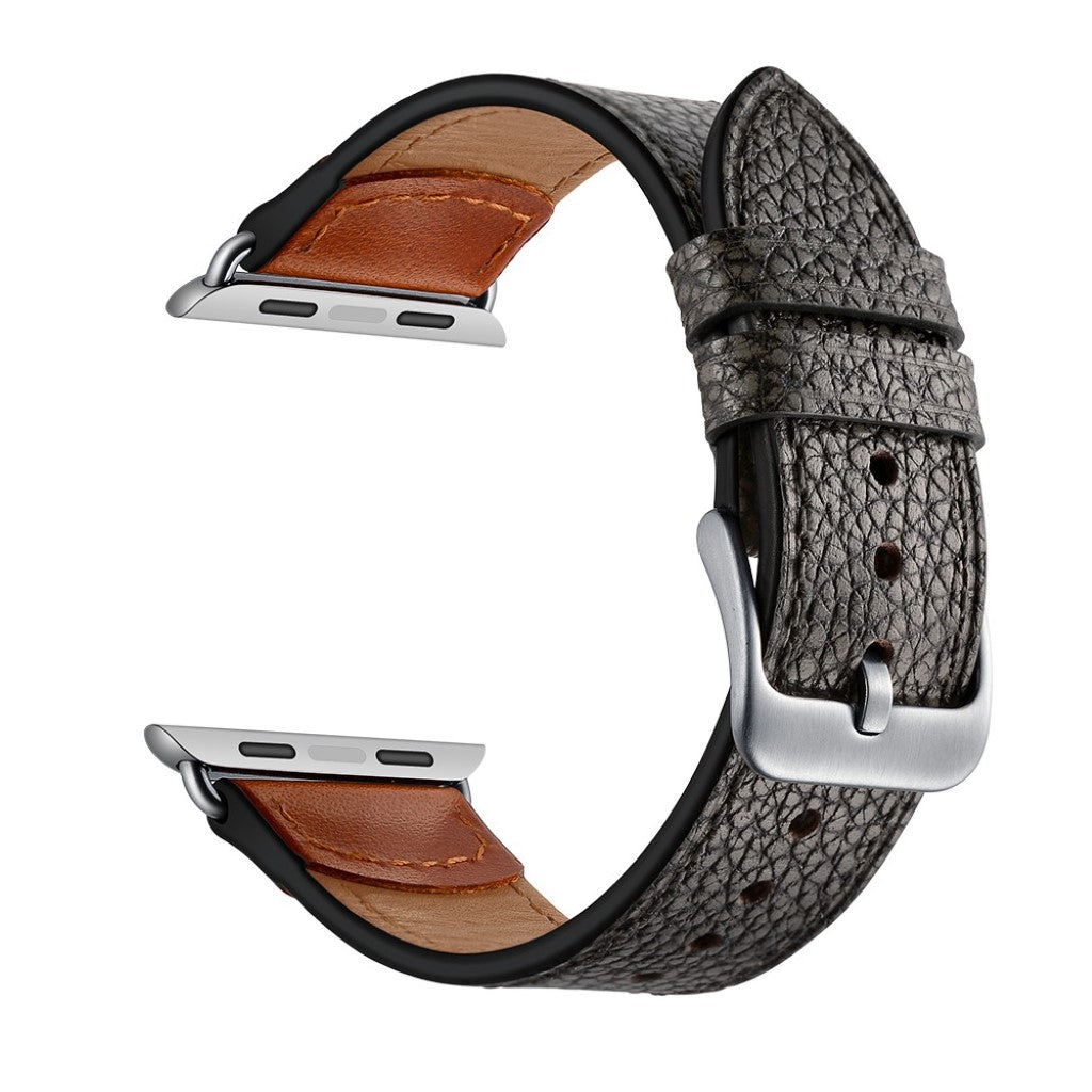 Ægte Læder Universal Rem passer til Apple Watch Series 5 44mm / Apple Watch 44mm