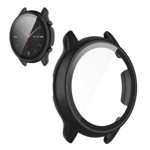 Rigtigt Flot Universal Cover med Skærmbeskytter i Plastik og Hærdet Glas passer til Amazfit Smartwatch