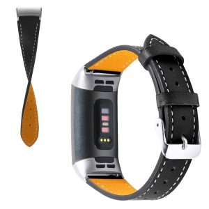Ægte Læder Universal Rem passer til Fitbit Charge 4 / Fitbit Charge 3