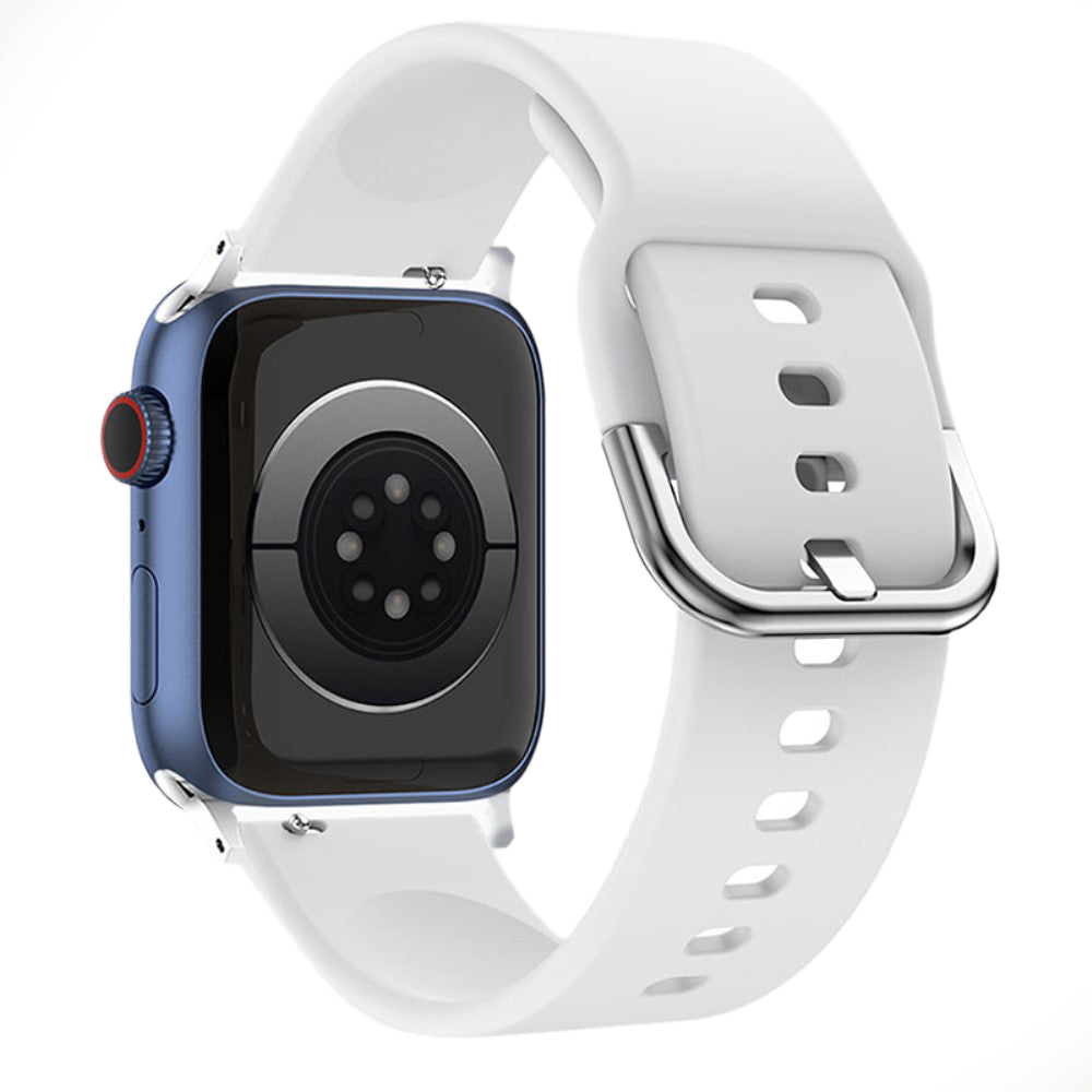 Elegant Silikone Rem passer til Apple Watch Series 7 41mm Levere