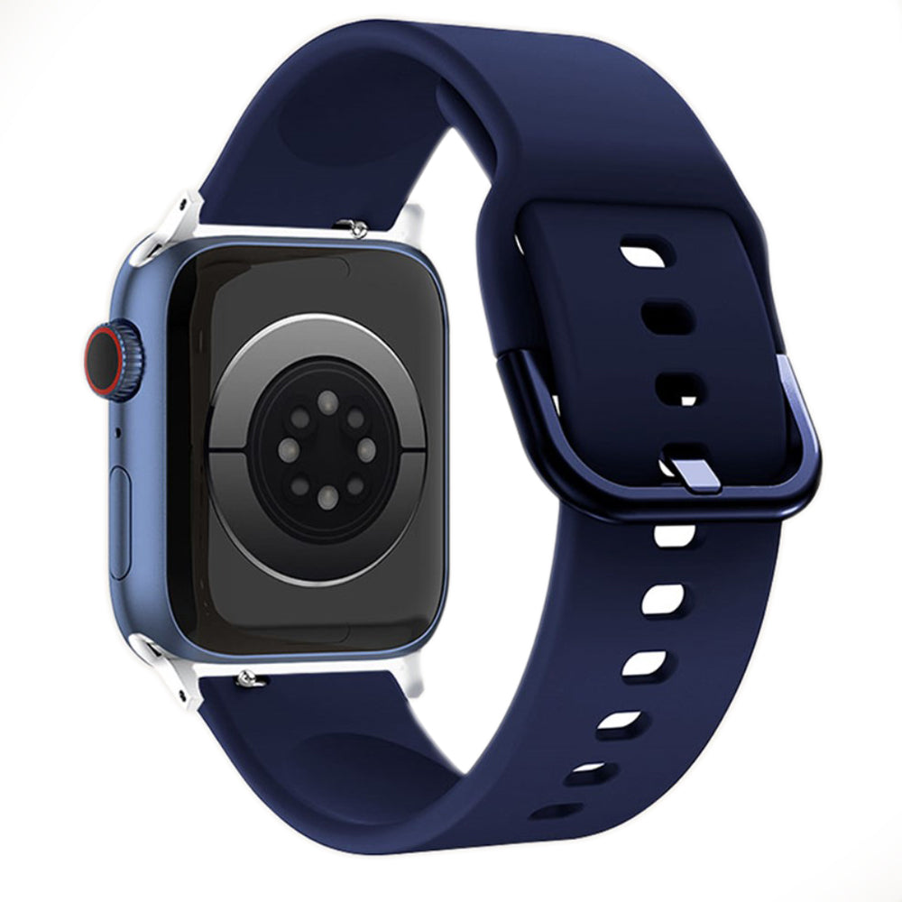 Elegant Silikone Rem passer til Apple Watch Series 7 41mm Levere
