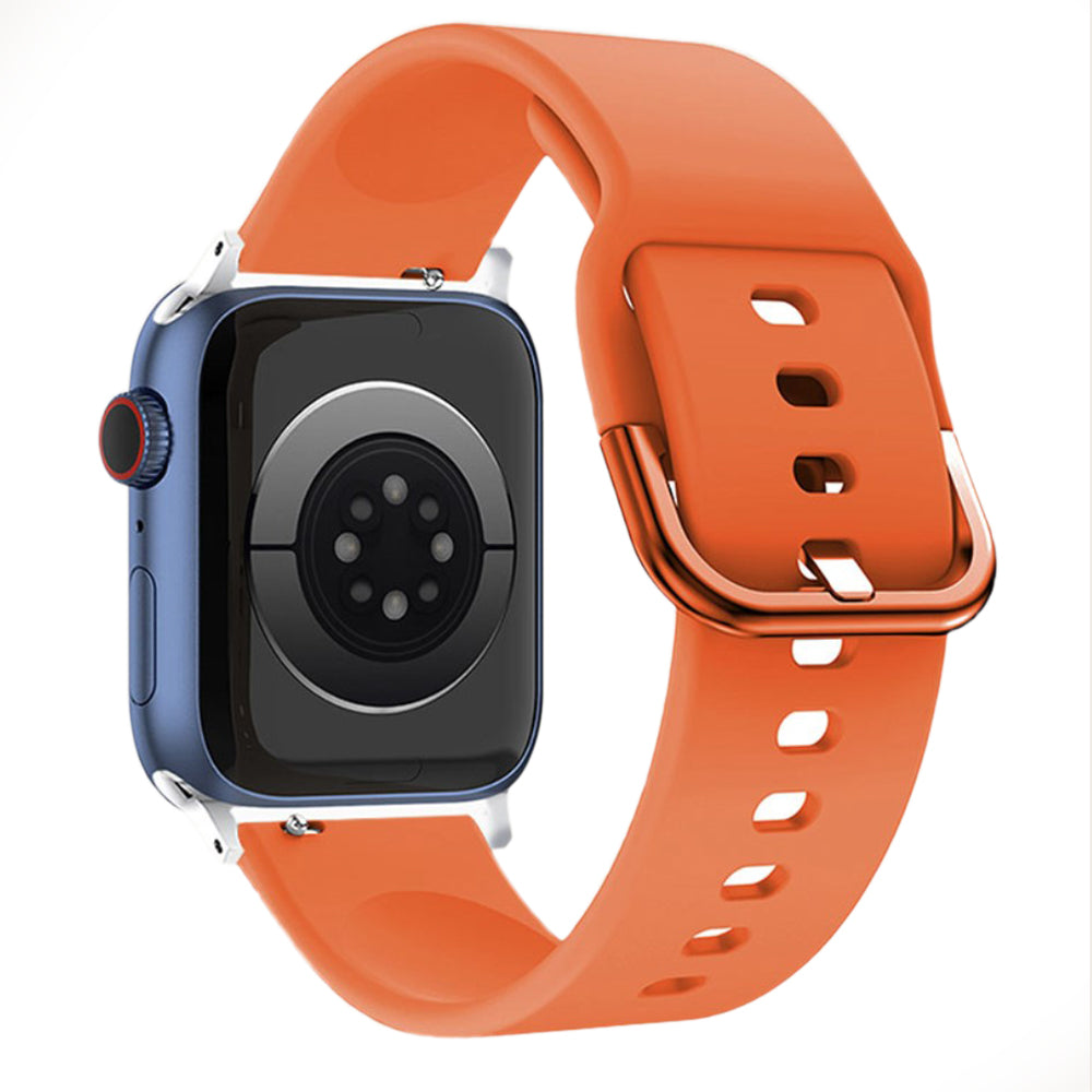 Elegant Silikone Rem passer til Apple Watch Series 7 41mm Levere