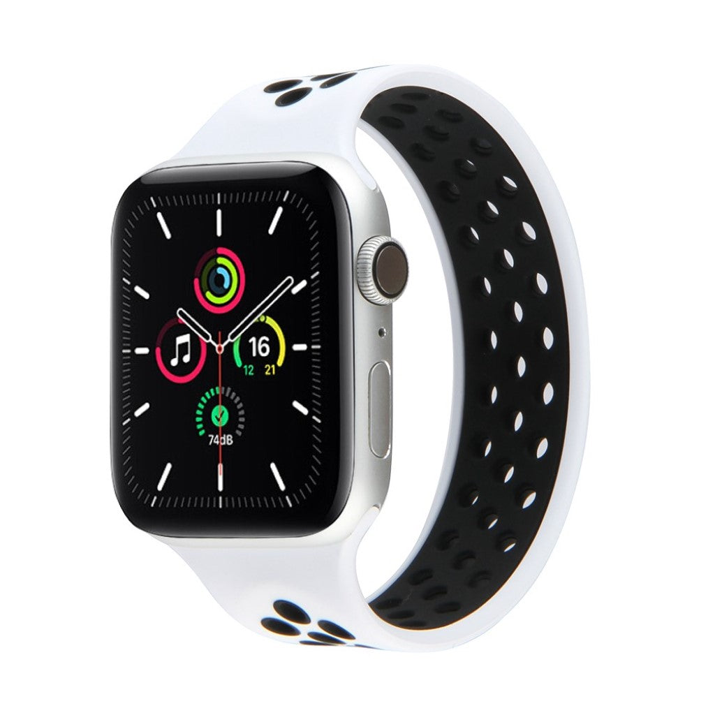 Super Slidstærk Silikone Universal Rem passer til Apple Smartwatch - Størrelse: L på udsalg