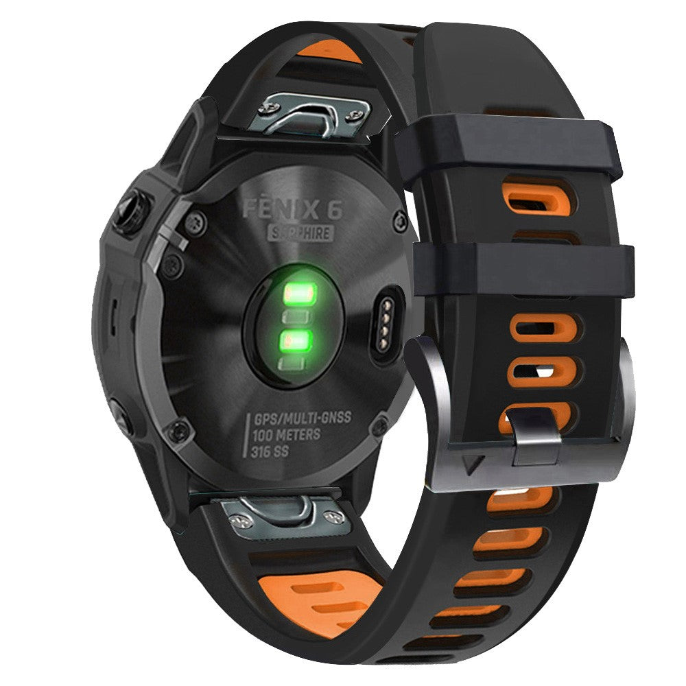 Super Slidstærk Silikone Universal Rem passer til Smartwatch