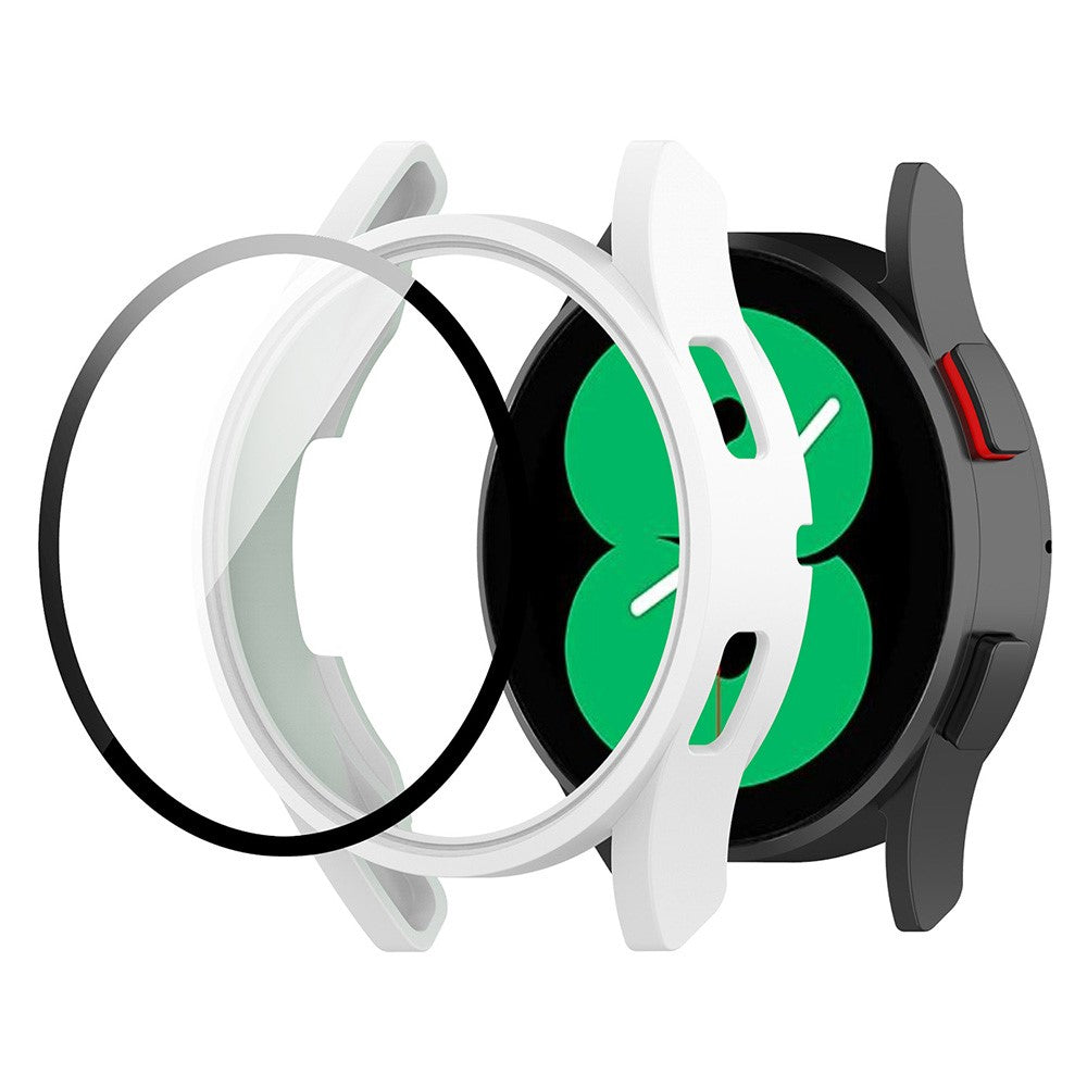 Vildt Godt Cover med Skærmbeskytter i Glas og Plastik passer til Samsung Galaxy Watch FE Levere