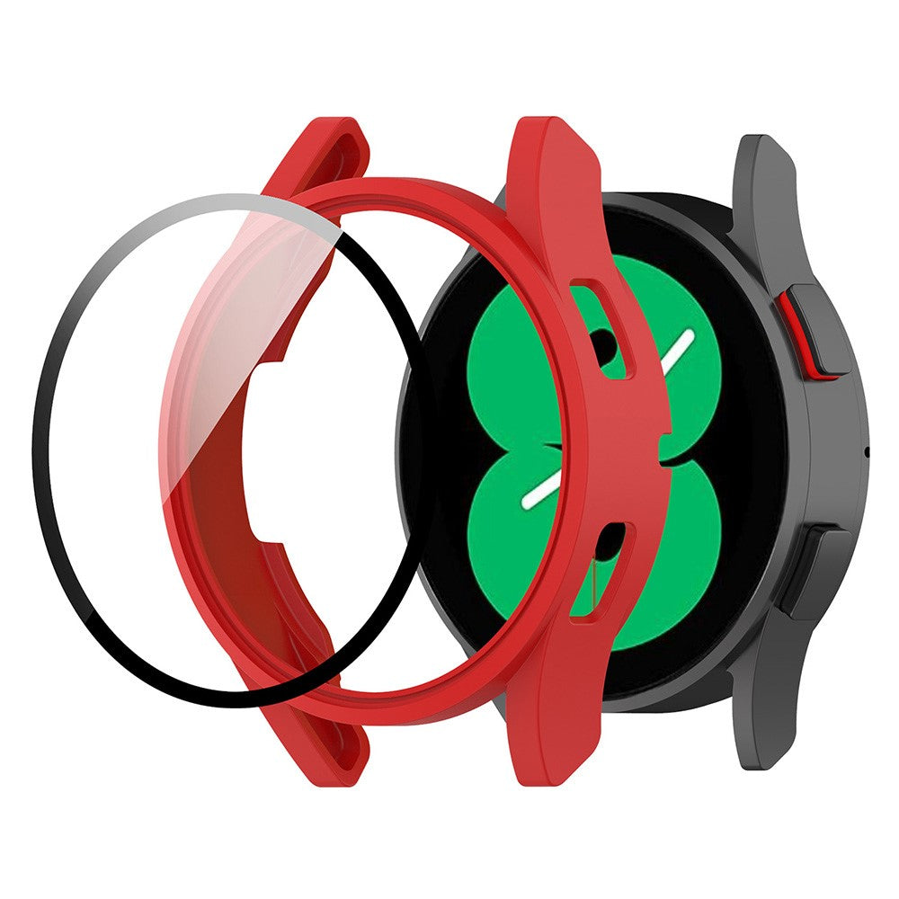 Vildt Godt Cover med Skærmbeskytter i Glas og Plastik passer til Samsung Galaxy Watch FE Levere