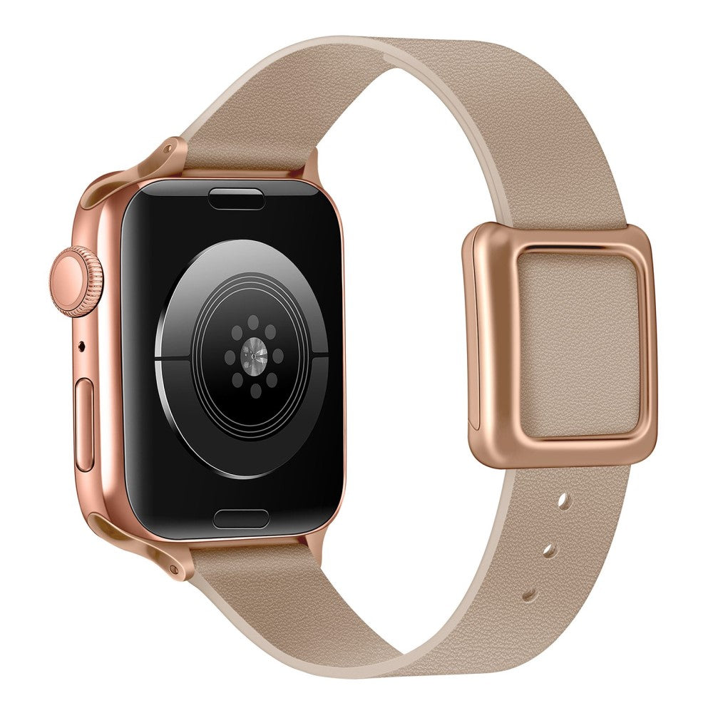 Vildt Holdbart Ægte Læder Universal Rem passer til Apple Smartwatch