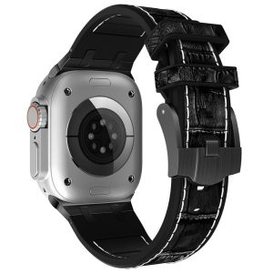 Behagelig Silikone Universal Rem passer til Apple Smartwatch Mode