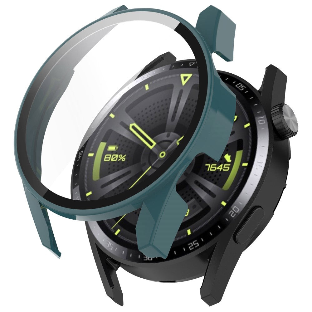 Vildt Fint Cover med Skærmbeskytter i Plastik og Hærdet Glas passer til Huawei Watch GT 3 (42mm)