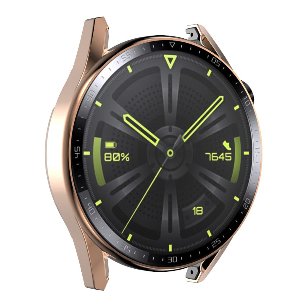 Vildt Fint Cover med Skærmbeskytter i Plastik og Hærdet Glas passer til Huawei Watch GT 3 (46mm)
