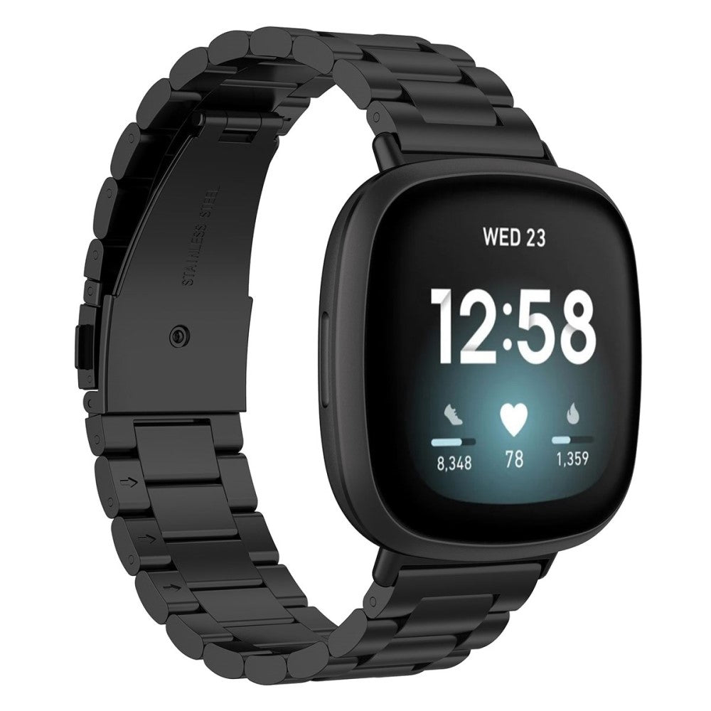 Vildt Smuk Metal Universal Rem passer til Fitbit Smartwatch Hot på udsalg