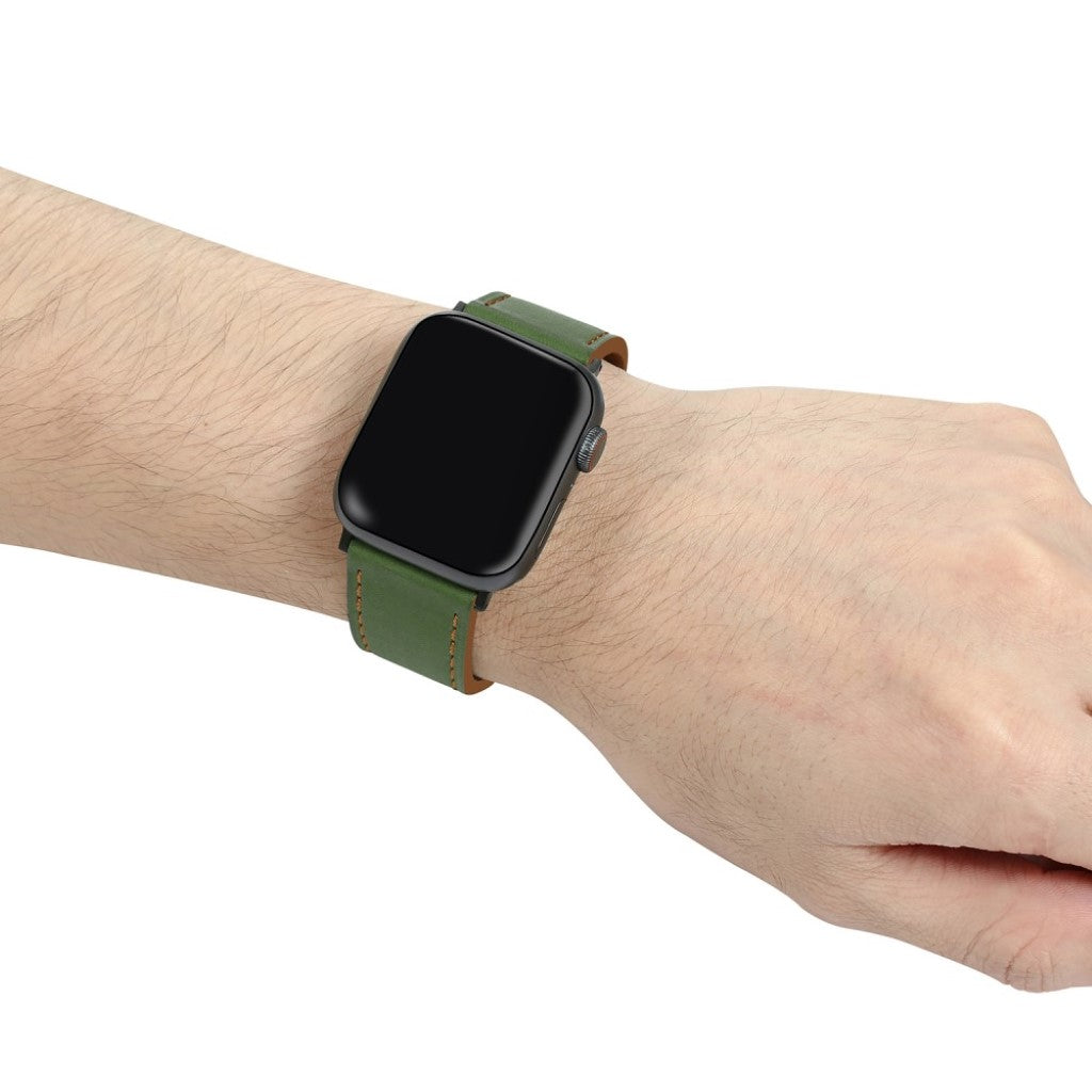 Ægte Læder Universal Rem passer til Apple Watch Series 5 40mm / Apple Watch 40mm