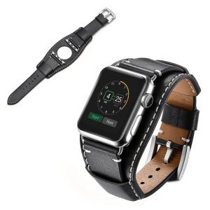 Ægte Læder Universal Rem passer til Apple Watch Series 5 44mm / Apple Watch 44mm