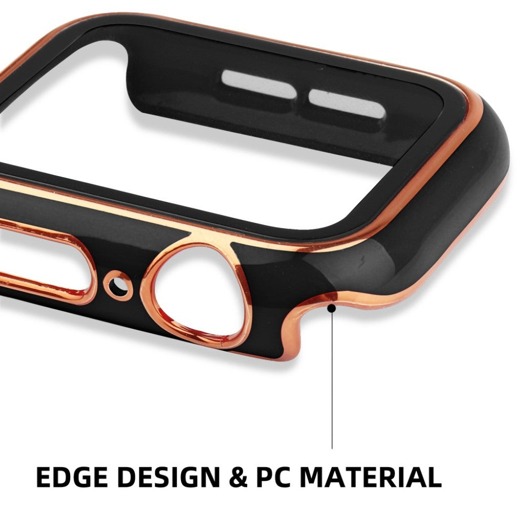 Alle Tiders Universal Cover med Skærmbeskytter i Plastik og Hærdet Glas passer til Apple Smartwatch