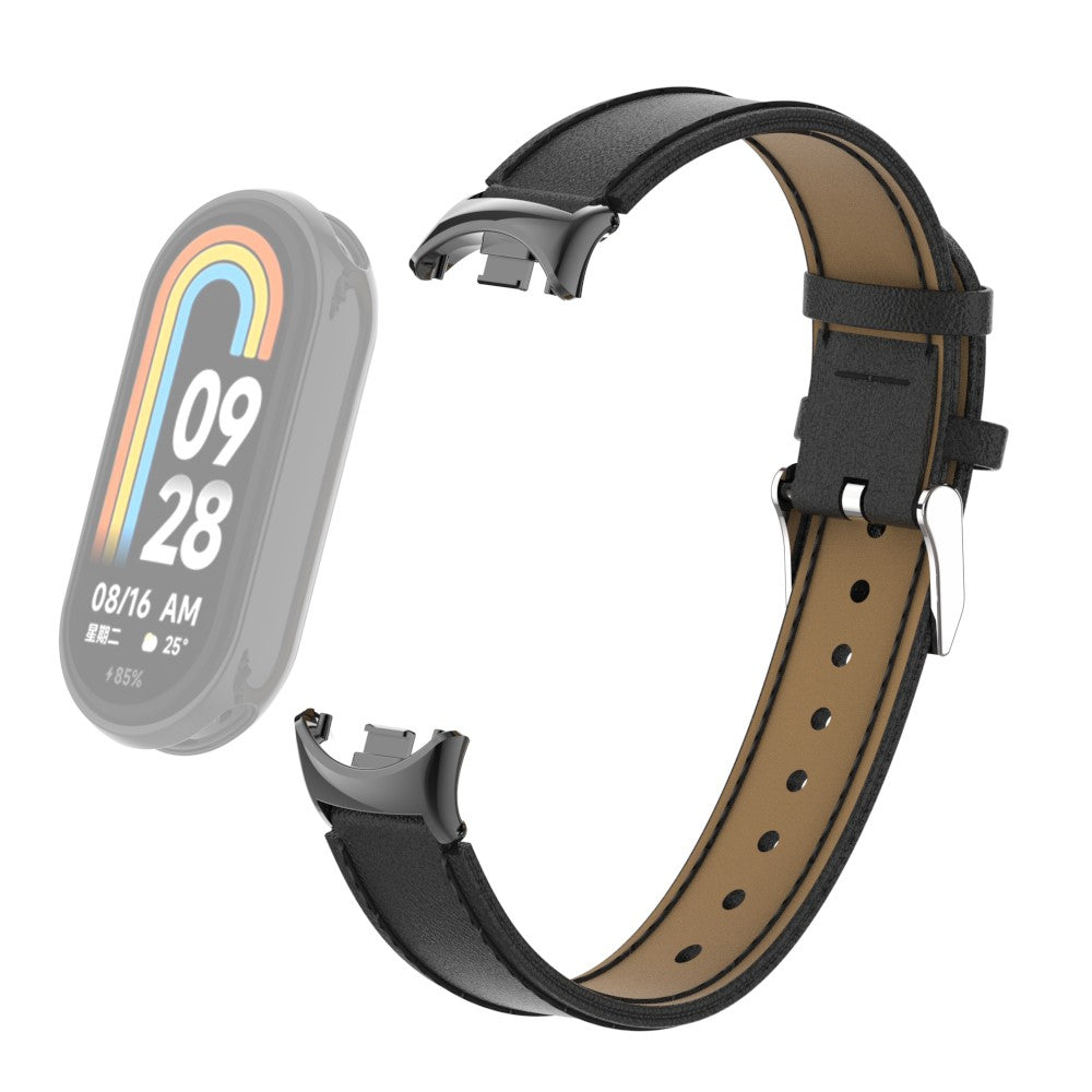 Mega Godt Kunstlæder Cover passer til Xiaomi Smart Band 8 Online