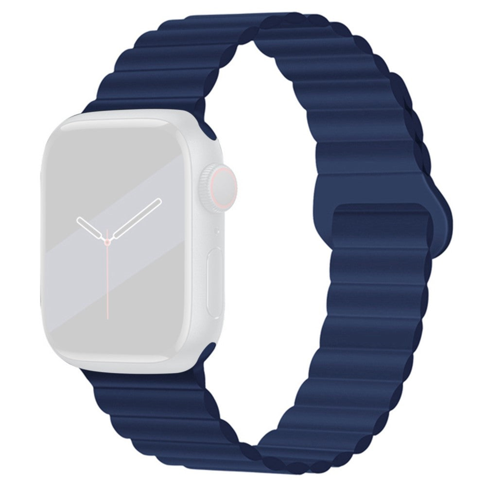 Rigtigt Rart Silikone Rem passer til Apple Watch Series 7 41mm Udsalg