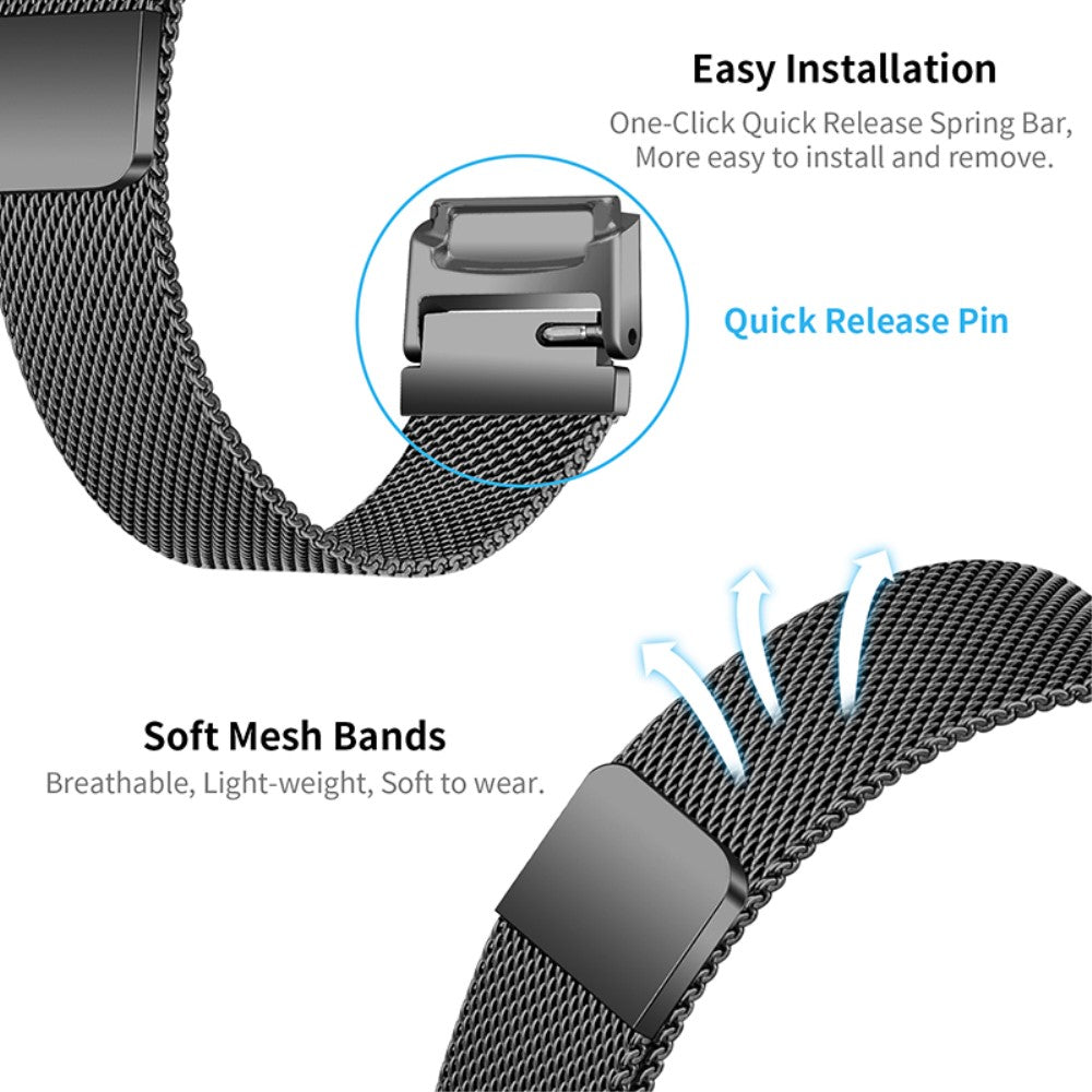 Rigtigt Smuk Metal Rem passer til Fitbit Luxe Online Hot Salg