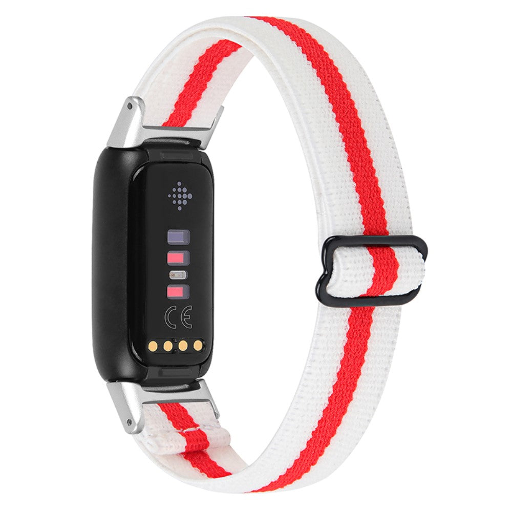 Slidstærk Nylon Rem passer til Fitbit Luxe Levere