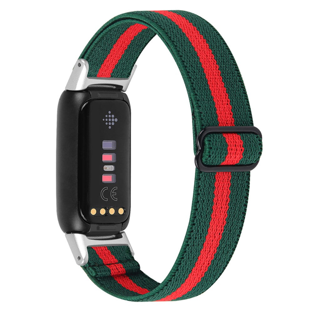 Slidstærk Nylon Rem passer til Fitbit Luxe Levere