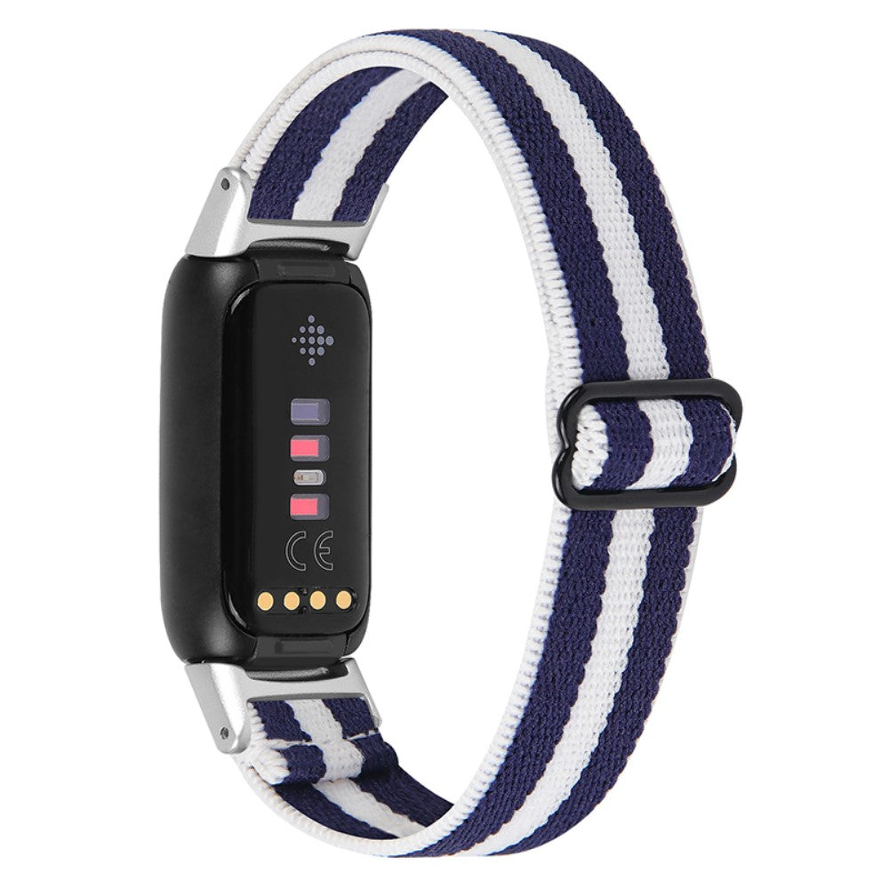 Slidstærk Nylon Rem passer til Fitbit Luxe Levere