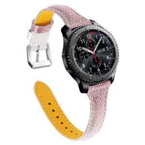 Smuk Ægte Læder Universal Rem passer til Samsung Smartwatch