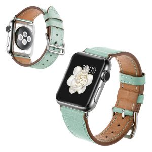 Ægte Læder Universal Rem passer til Apple Watch Series 5 44mm / Apple Watch 44mm Online Hot Salg