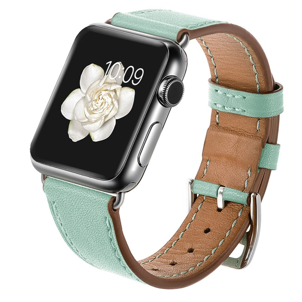 Ægte Læder Universal Rem passer til Apple Watch Series 5 44mm / Apple Watch 44mm Online Hot Salg