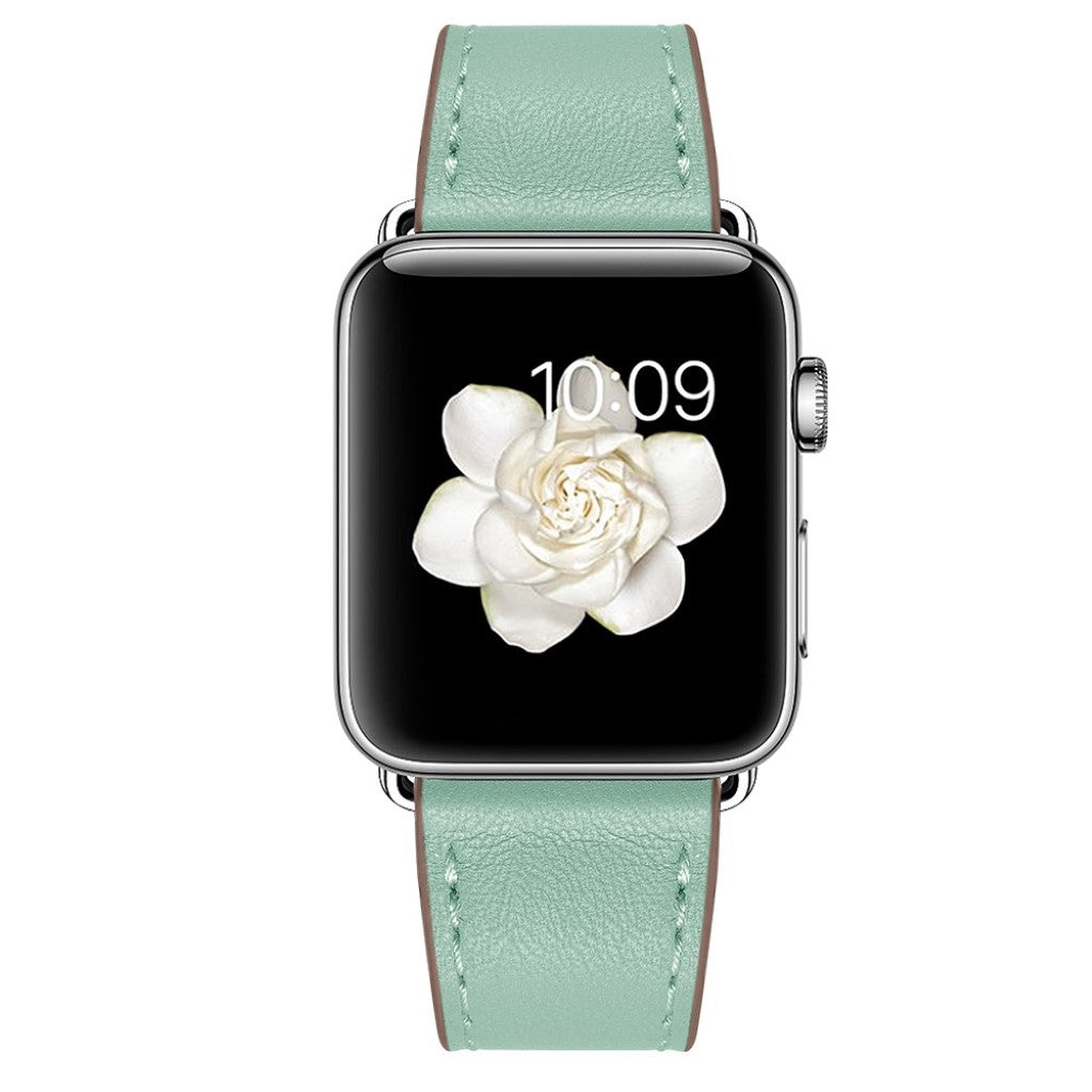 Ægte Læder Universal Rem passer til Apple Watch Series 5 44mm / Apple Watch 44mm Online Hot Salg