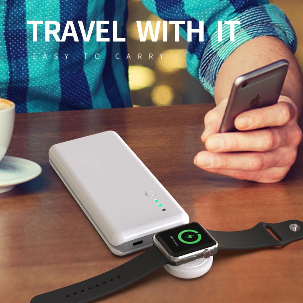 Plastik Trådløs Type-C Ladestation passer til Apple Watch Series 7 41mm