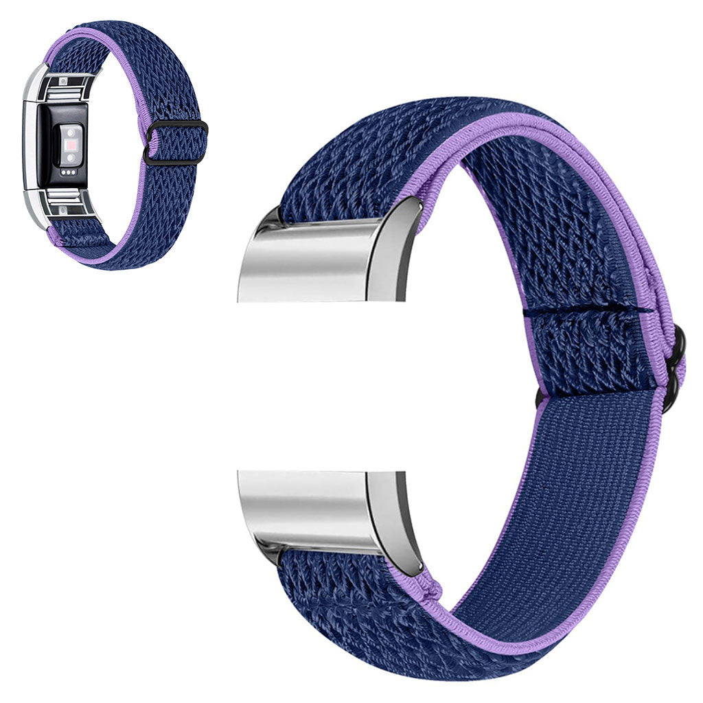 Vildt Flot Nylon Rem passer til Fitbit Charge 2