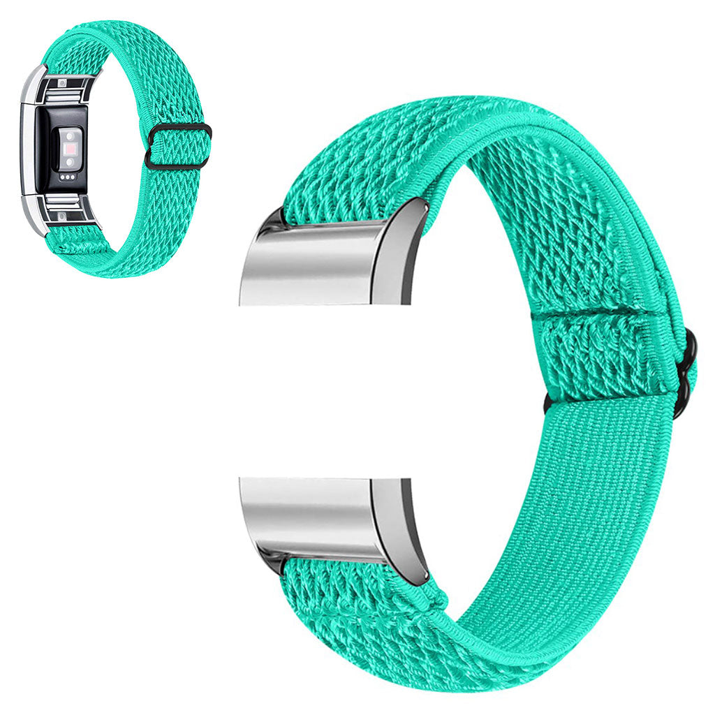 Vildt Flot Nylon Rem passer til Fitbit Charge 2