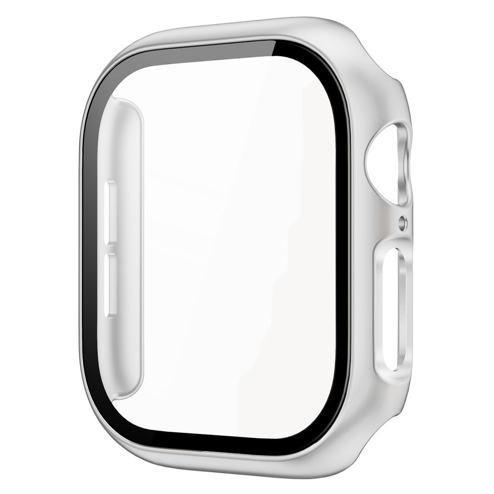 Rart Cover med Skærmbeskytter i Glas og Silikone passer til Apple Watch Series 10 46mm på udsalg