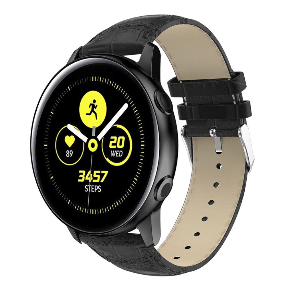 Rigtigt Nydelig Ægte Læder Rem passer til Samsung Galaxy Watch Active