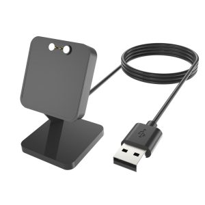 1m Plastik Og Silikone Magnetisk USB Oplader passer til QCY GTS Smartwatch / QCY GTC Smartwatch