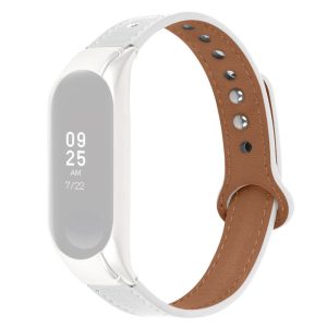 Ægte Læder Universal Rem passer til Xiaomi Mi Smart Band 4 / Xiaomi Mi Band 3