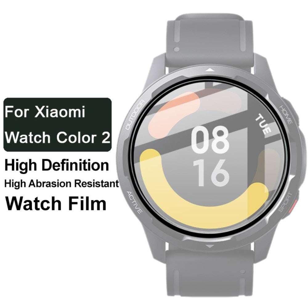 Plastik HD Skærmbeskytter passer til Xiaomi Watch Color 2