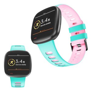 Skøn Silikone Rem passer til Fitbit Versa 3