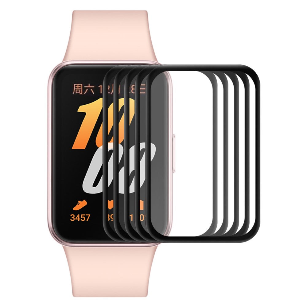 Silikone 3D Kurvet Skærmbeskytter passer til Samsung Galaxy Fit 3