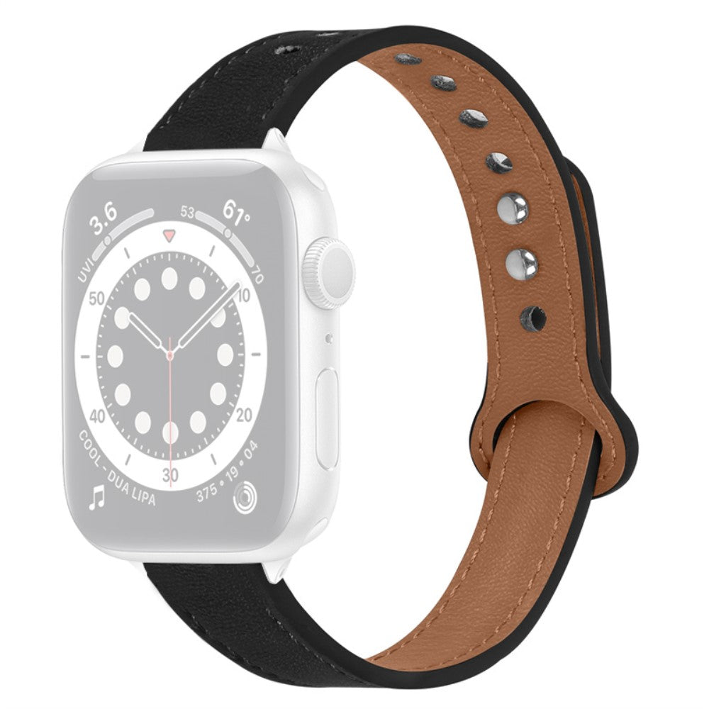 Skøn Ægte Læder Universal Rem passer til Apple Smartwatch