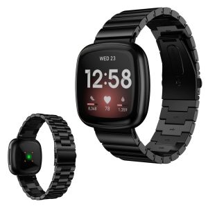 Skøn Metal Universal Rem passer til Fitbit Versa 3 / Fitbit Sense 1