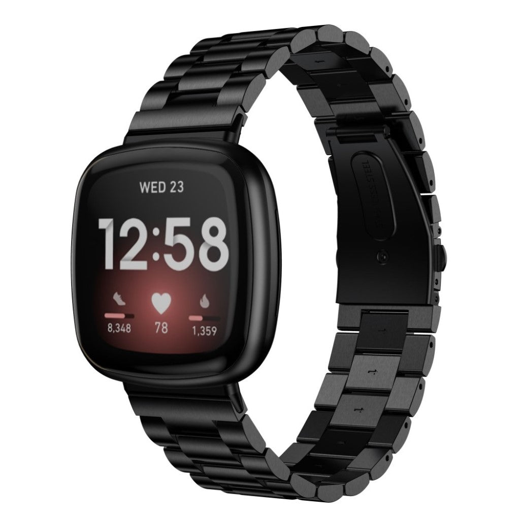 Skøn Metal Universal Rem passer til Fitbit Versa 3 / Fitbit Sense 1