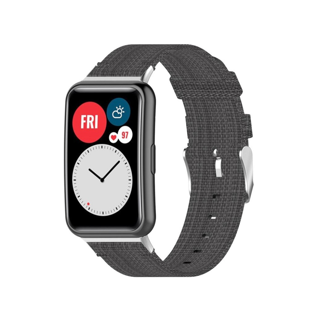 Vildt Hårdfør Nylon Rem passer til Huawei Watch Fit