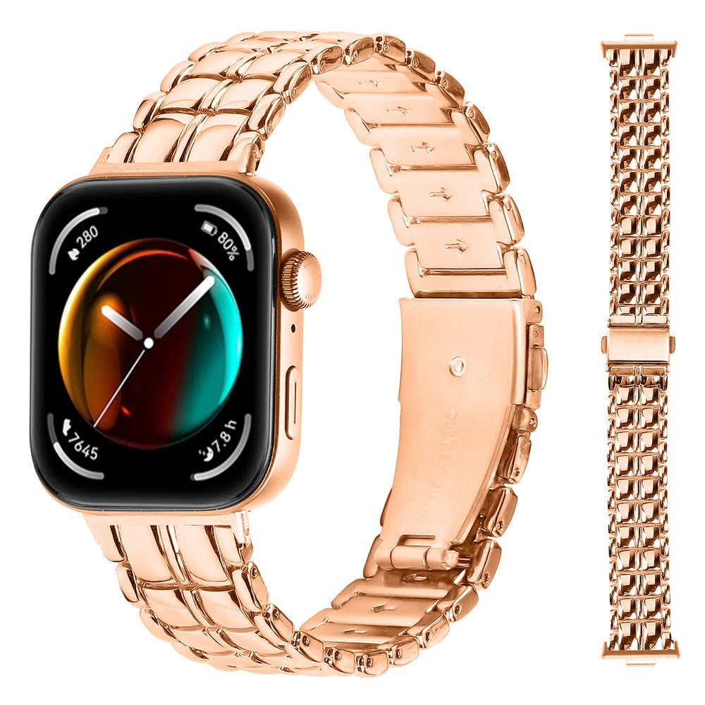 vildt-nydelig-metal-rem-passer-til-huawei-watch-fit-3_1.jpg Vildt Nydelig Metal Rem passer til Huawei Watch Fit 3
