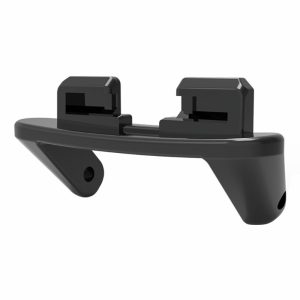 1 Pair Huawei Band 8 Connector 12mm Zinc Alloy Replaceable Connection Adapter (Bracelet Style) - Black